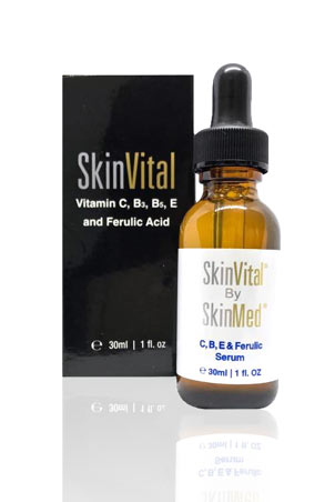 SkinVital® By SkinMed Counteracts the key signs of ageing to improve complexion, tighten skin and pores, even skin tone, hydrate, softens and reduces visible lines and wrinkles